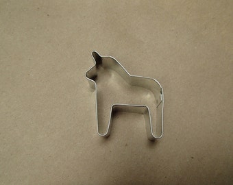 Small Swedish Dala Horse Cookie Cutter 1 1/2"