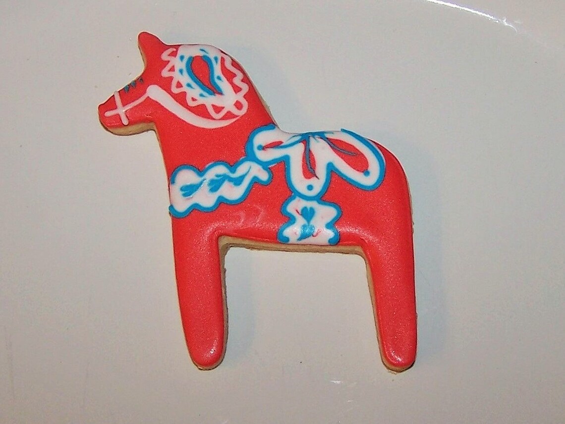 Scandinavian Swedish Dala Horse Cookie Cutter 3 3/4 Etsy