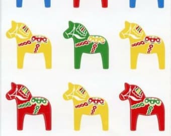 Scandinavian Stickers - Trolls, Heart Baskets, Dala Horses,