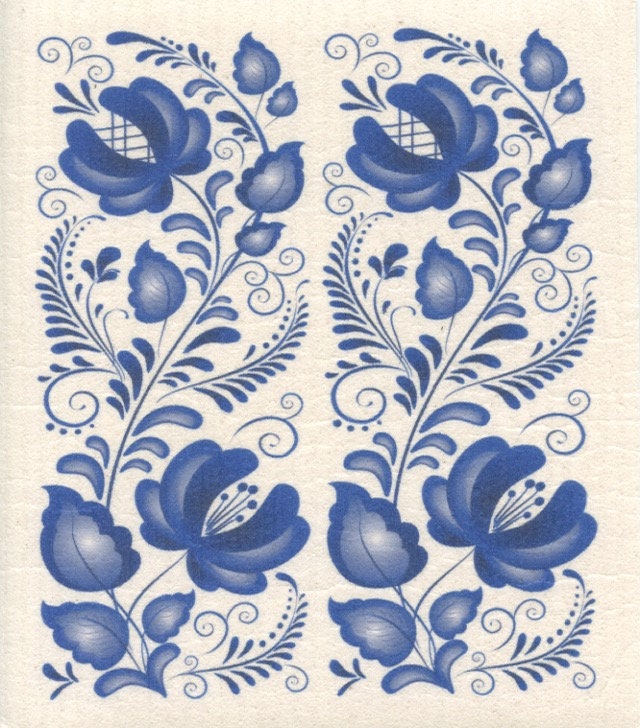 Set of Flower's Swedish Dishcloths - American Folk Art Museum