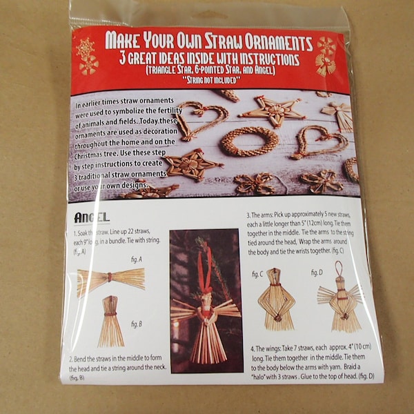 DIY Scandinavian Straw Kit for Making Your Own Straw Ornaments