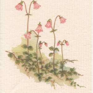 Linnea Flowers on Swedish Dish Cloth