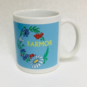 Swedish or Norwegian Grandmother Farmor Coffee Tea Mug