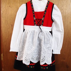 Norwegian Hardanger Style Costume Bunad Festdrakt Dress for - Etsy