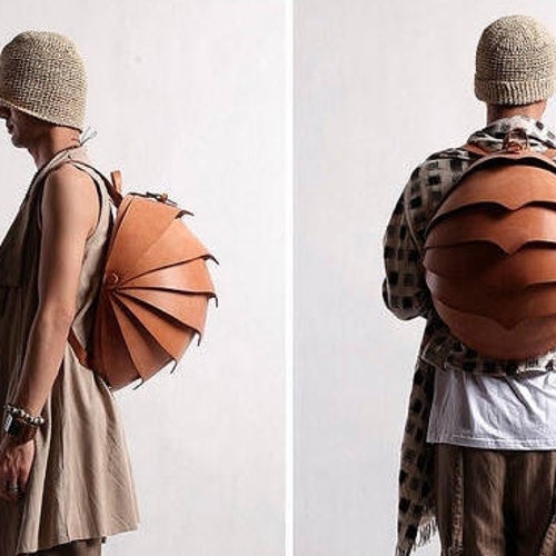 Large Backpack Black Backpack Purse Leather Backpack Women Etsy