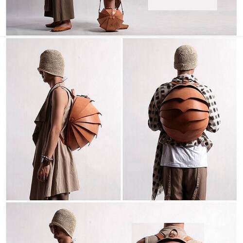 Large Backpack Black Backpack Purse Leather Backpack Women Etsy