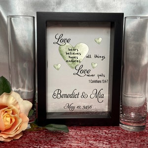 Sand Ceremony Wedding SET (option), printed, "Bible Verses"     P5oSF