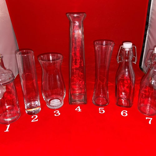 Additional Pouring Vases / Bottles for Sand Unity Ceremony Etsy