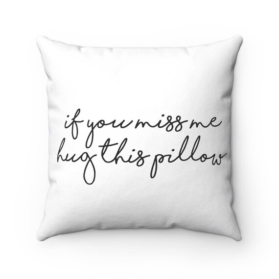 Long Distance Relationship Gift Pillow Case Boyfriend Love Etsy