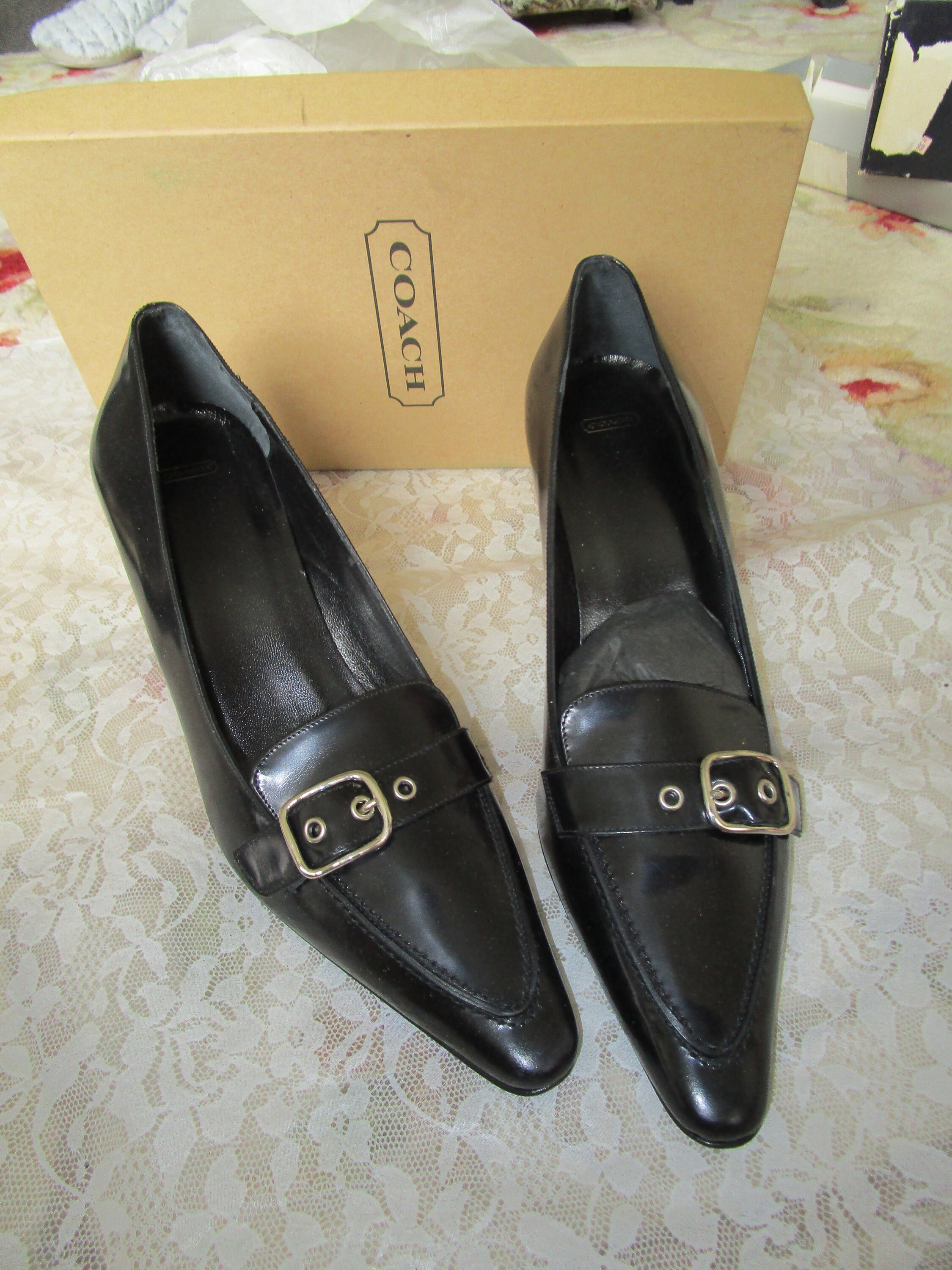 COACH Shoes/pumps Made in Italy Leather 