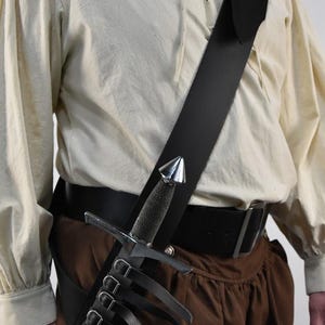 Sword Baldric, Rapier Baldric, Leather Baldric