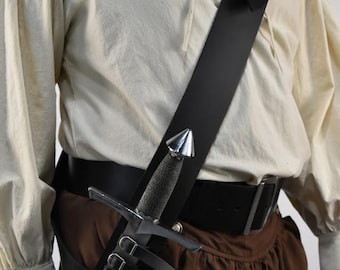 Sword Baldric, Rapier Baldric, Leather Baldric