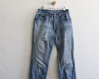 80s Levis 26501 Denim Button Fly Mom Jeans 28 x 31