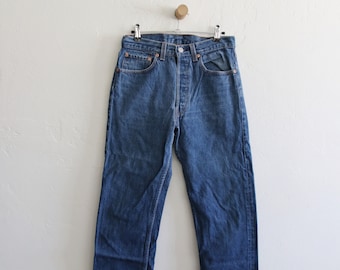 80s Levis 501 Denim Button Fly Jeans 28 x 29