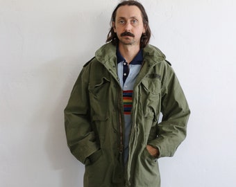 【返品送料無料】 80s u.s.army m-r parka tail fish m65 - モッズコート
