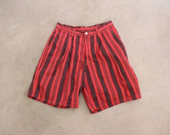 90s striped shorts