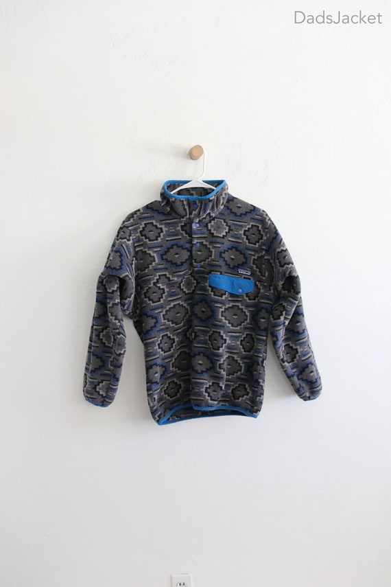 Patagonia Tribal Aztec Synchilla Snap T Fleece Pul