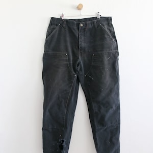 Vintage 1990s Carhartt Work Pants Size 40 X 32 / 90s Carpenter Pants / Made  in USA / Distressed Carhartt / Vintage Workwear / Black -  Canada