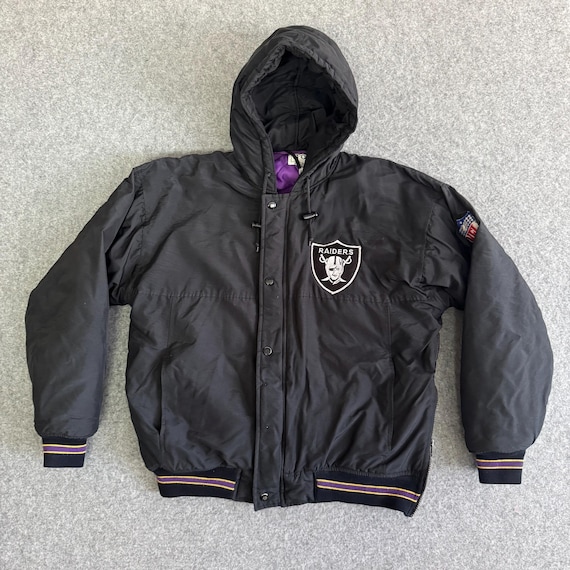 Raiders 90s NFL Hoodie Zip Insulated Jacket Medium - Etsy New Zealand