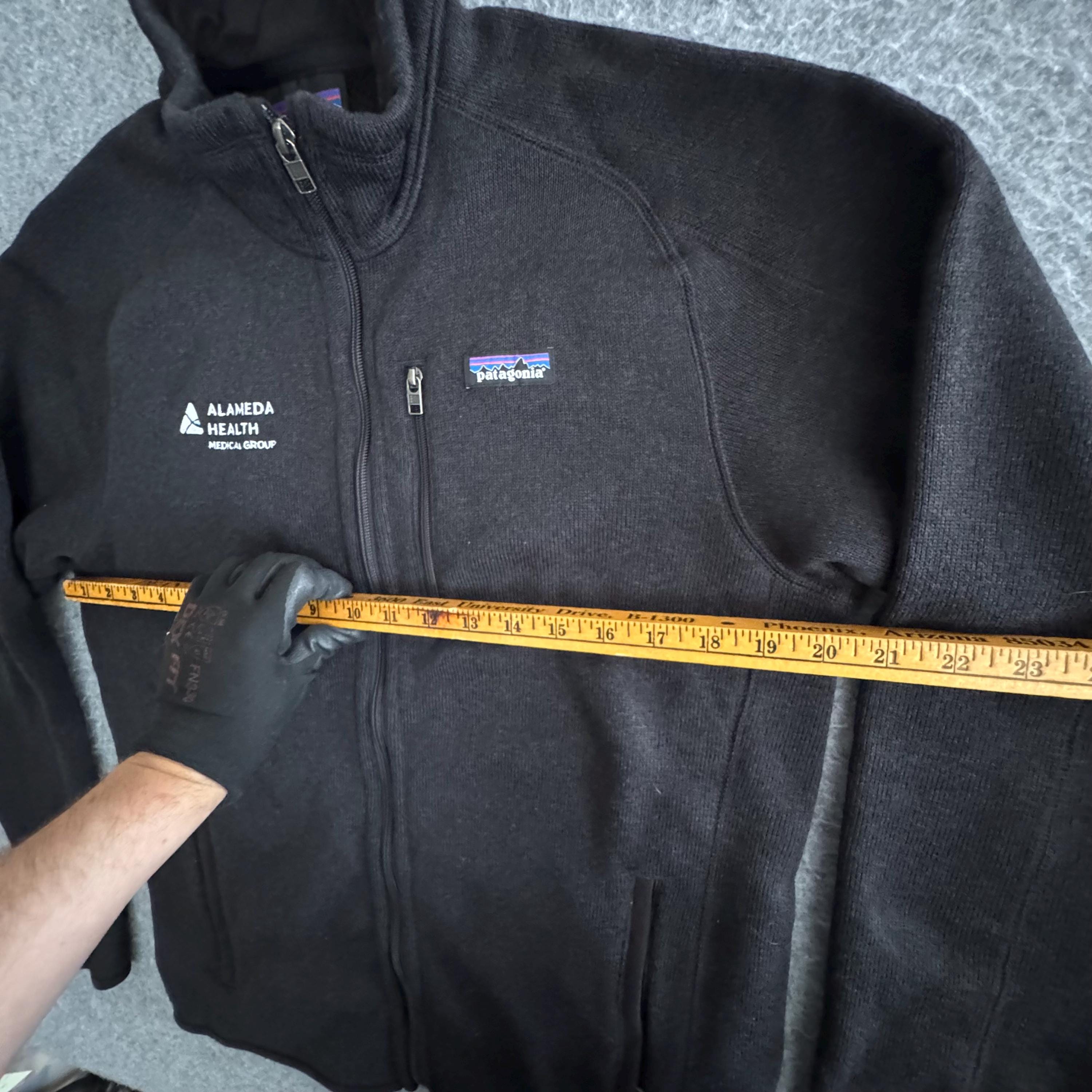 Patagonia Better Sweater Black Fleece Zip Jacket Medium - Etsy