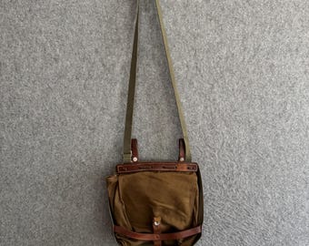 Swiss Army Vintage Bread Bag Satchel