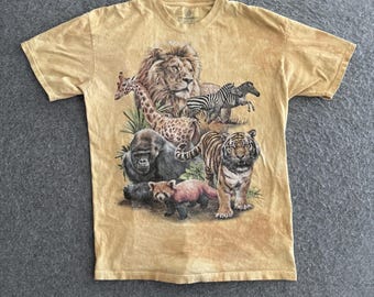 The Mountain Africa Animals Tie Dye Medium