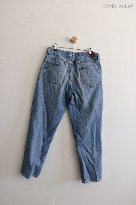 LL Bean 90s Flannel Lined Denim Jeans 31 x 27 - image 8