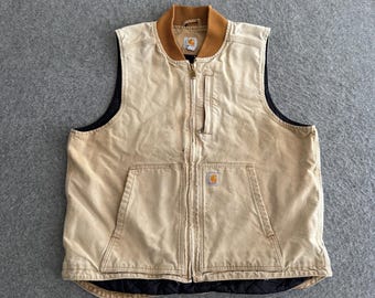 Carhartt Canvas Geïsoleerd Vest Beige 104395 XL