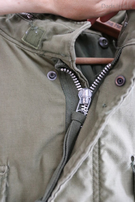 70s M65 Olive Drab US Army Field Jacket XL Gem