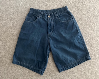 Vintage Shorts / Corduroy Shorts / 1980s Towncraft Navy Blue