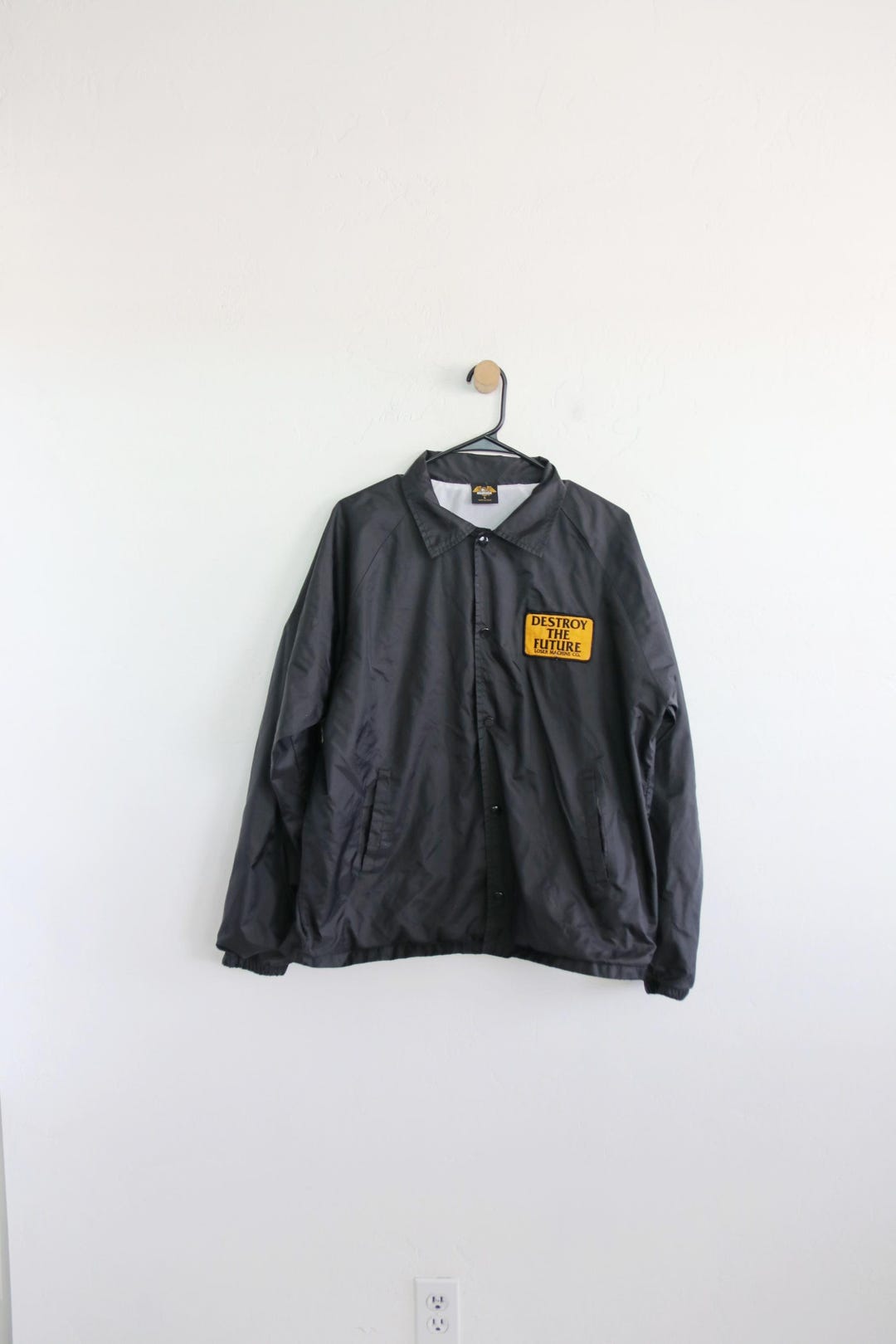 Destroy the Future Loser Nylon Coach Skate Jacket Large