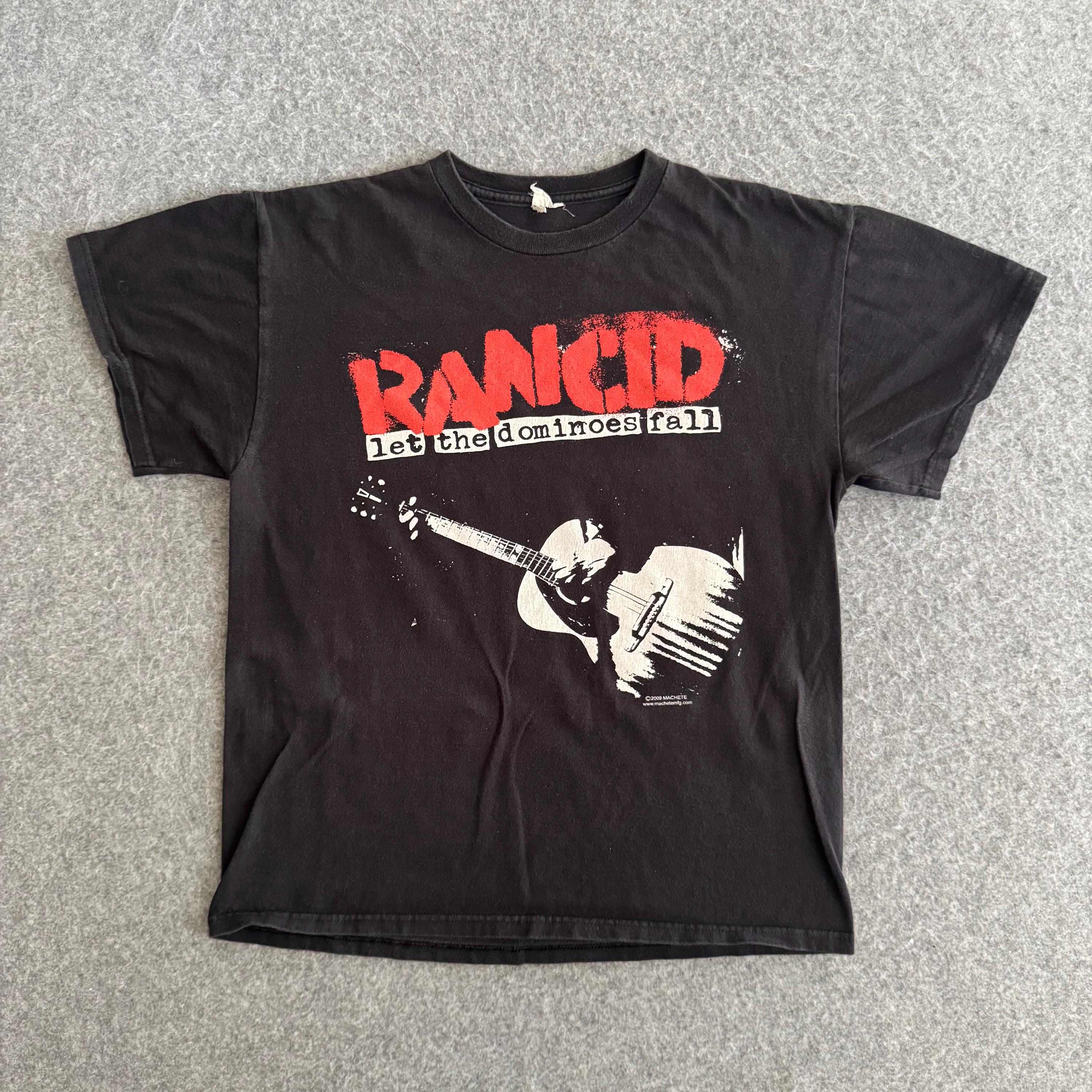 Rancid Let the Dominos Fall Reprint Tee Small - Etsy