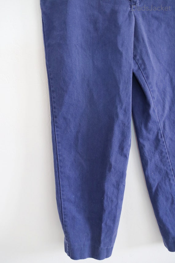 Azure Blue Basic Chino Slack Pants 32 x 27 - image 4