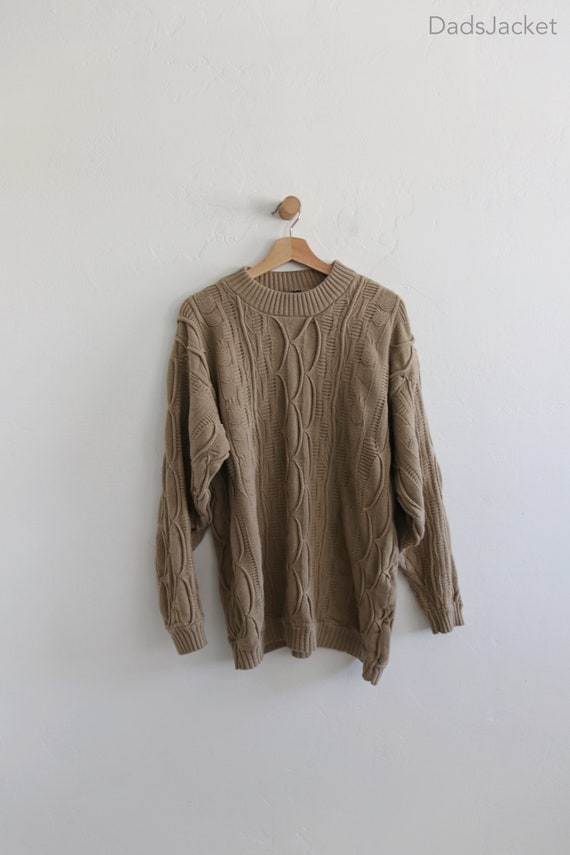 Coogi Basics Taupe Blank Sweater 2XL