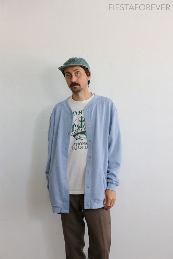 Pastel Cardigan Snap 90s Blair Oversized Sweatshir