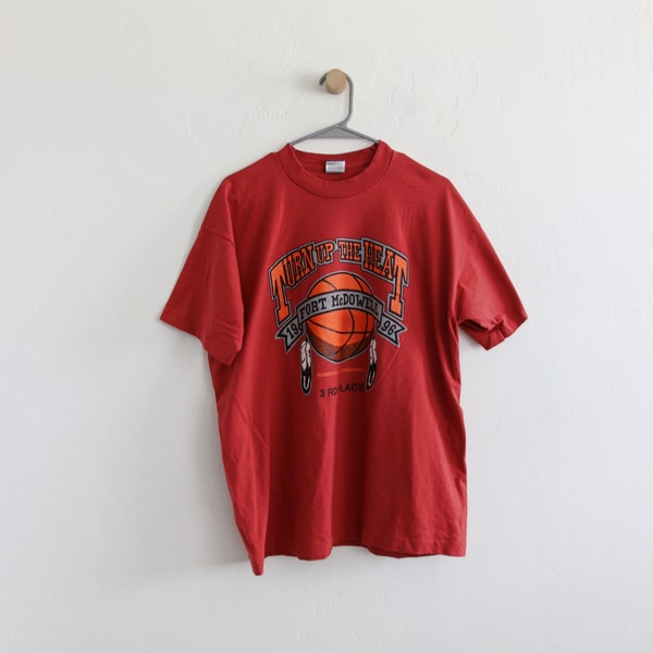 90s Fort Mcdowell Basketball Tee XL