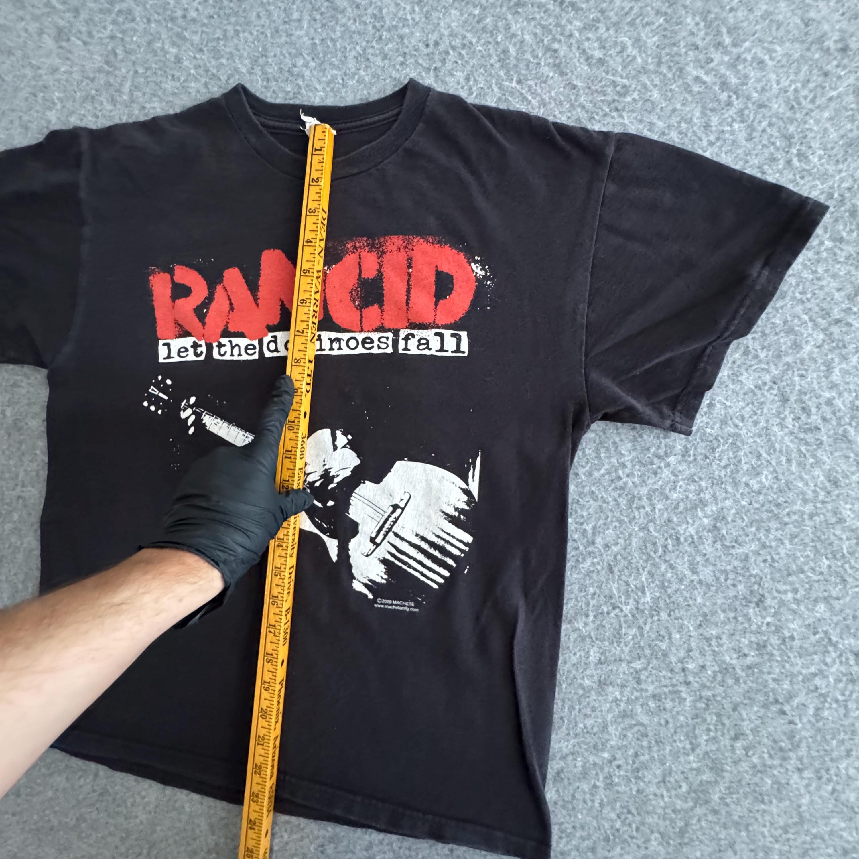 Rancid Let the Dominos Fall Reprint Tee Small - Etsy