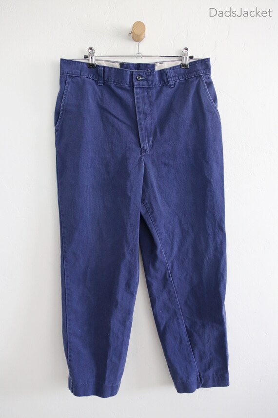 Azure Blue Basic Chino Slack Pants 32 x 27 - image 2