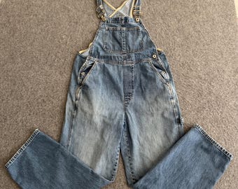 90年代デニムオーバーオールショートパンツ（ミディアム） - Etsy 日本