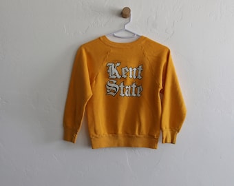 70s Champion Kent State College Raglan Sweatshirt Youth Size