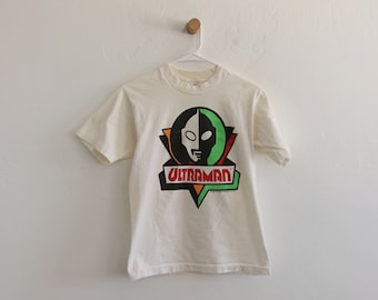 90s Ultraman Japanese Science Fiction Character Single Stitch Fruit Loom Tee Small