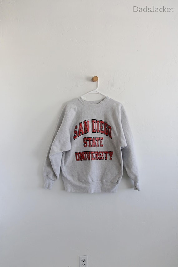San Diego State University 80s Champion Reverse Weave Sweatshirt 