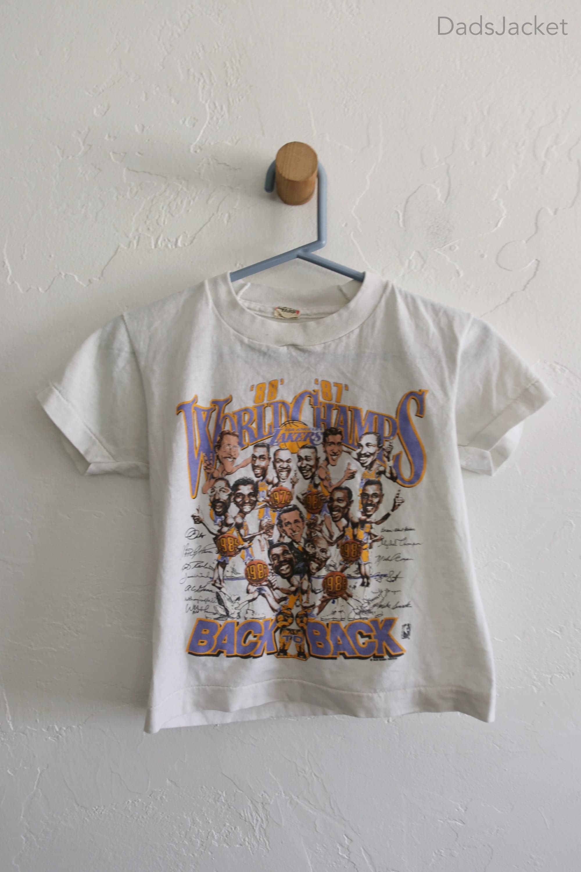 Mitchell & Ness LA LAKERS - 1987 CHAMPIONS TEE Grey