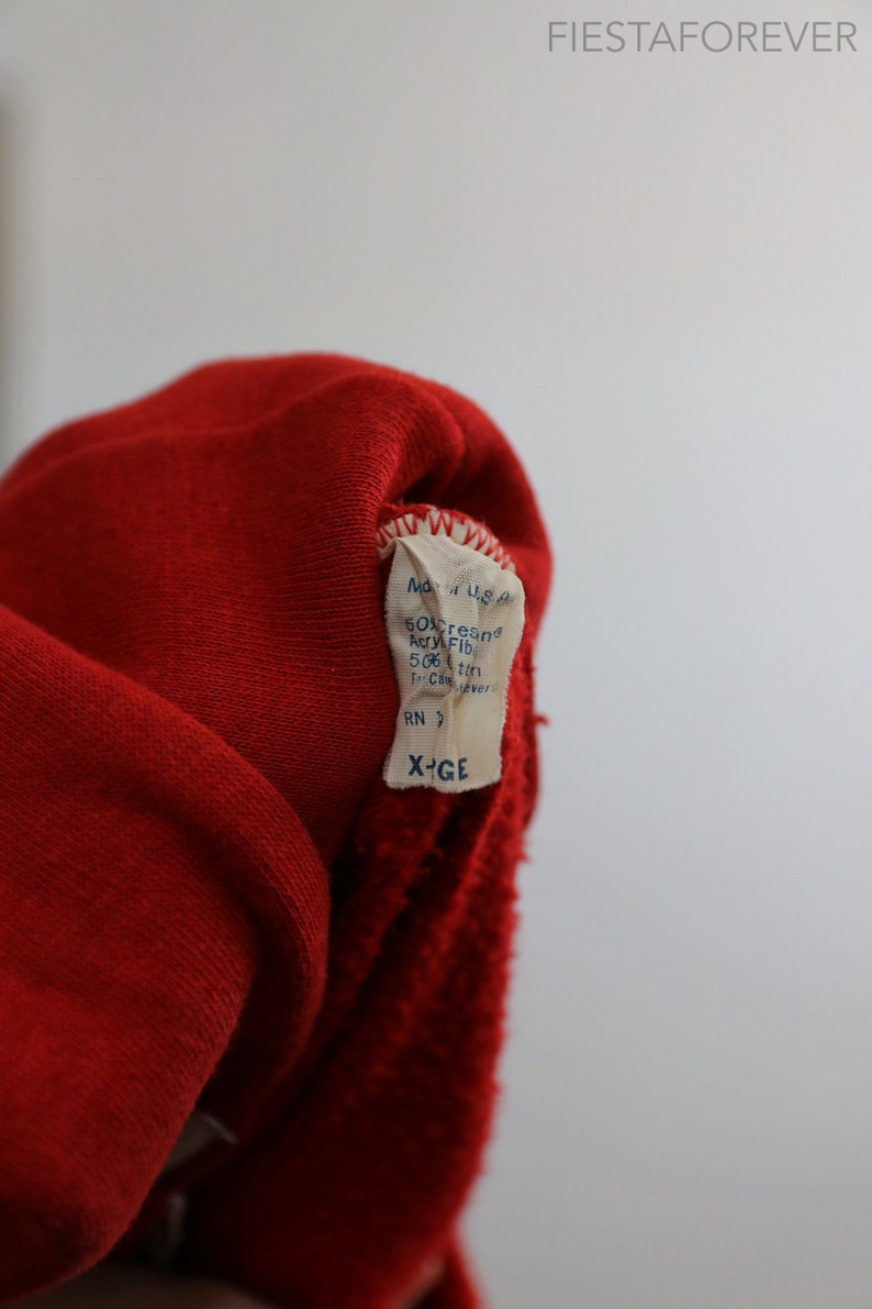 70s Burn/'t Orange Duluth The Boss Zip Hoodie Sweatshirt XL