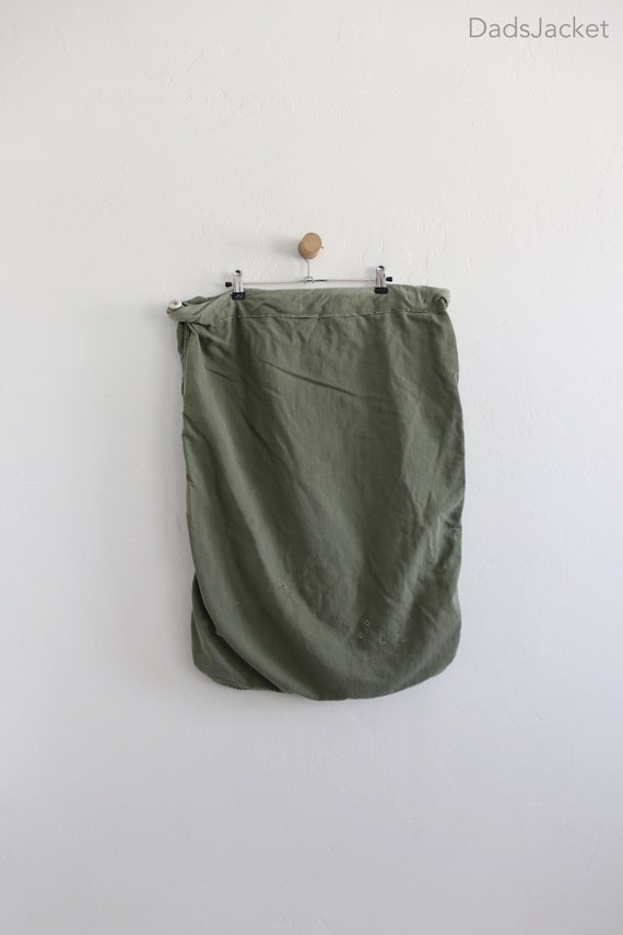 Vintage Military Canvas Ditty Laundry Bag - image 1