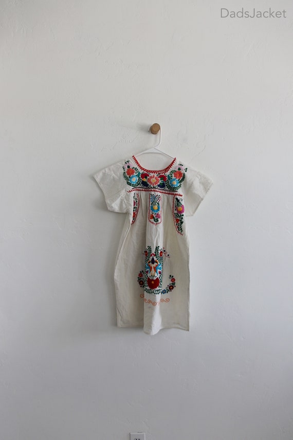 Girls Embroidered Mexican Sun Dress - image 1