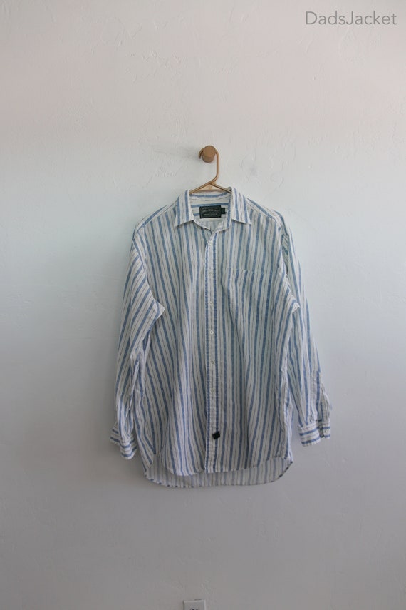 Polo Country Striped 90s Long Sleeve Button Shirt 