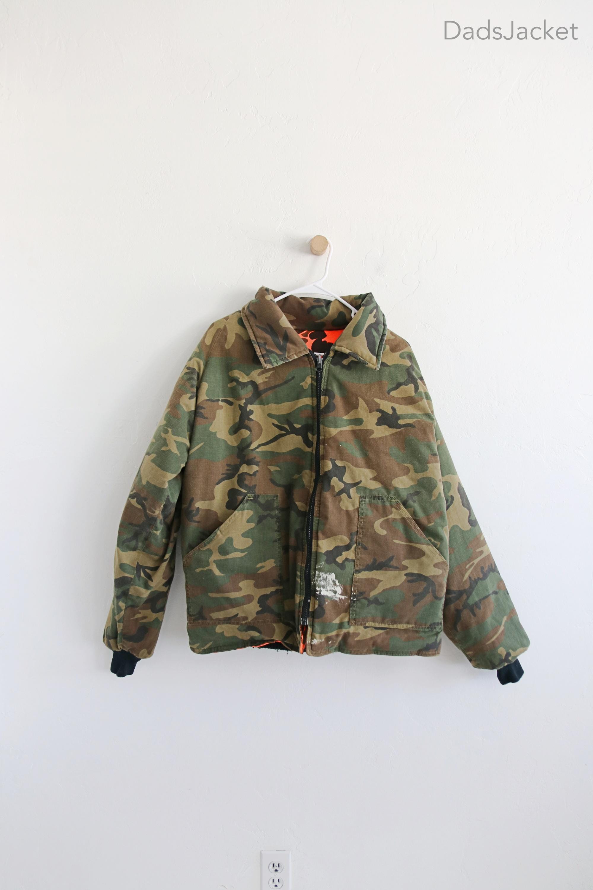 Camo Insulated Hunting Reversible Jacket 2XL - Etsy