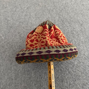 Czapka rybaka Maggie White Wool Blend Knit Rasta