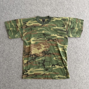 80s Camo Single Stitch Tee Small